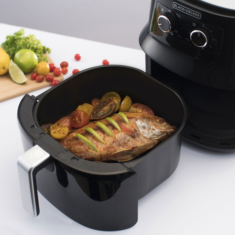 Freidora de Aire BLACK+DECKER 4.5 Litros HF4004B Negro » Freidora de Aire BLACK+DECKER 4.5 Litros HF4004B Negro - Imagen 3