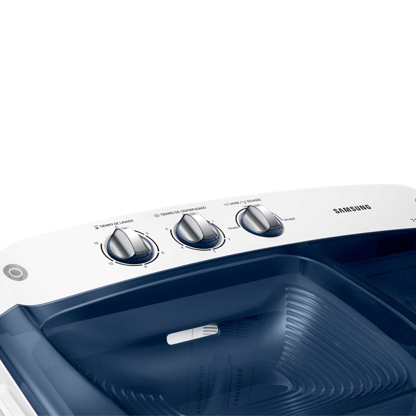 Lavadora 7.5 Kilos SAMSUNG Semiautomática WT75R2500HB » Lavadora 7.5 Kilos SAMSUNG Semiautomática WT75R2500HB - Imagen 2