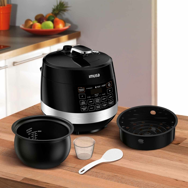 Olla Multifuncional IMUSA 4.8 Litros 7211003876 Digital Multichef Negro » Olla Multifuncional IMUSA 4.8 Litros 7211003876 Digital Multichef Negro - Imagen 3
