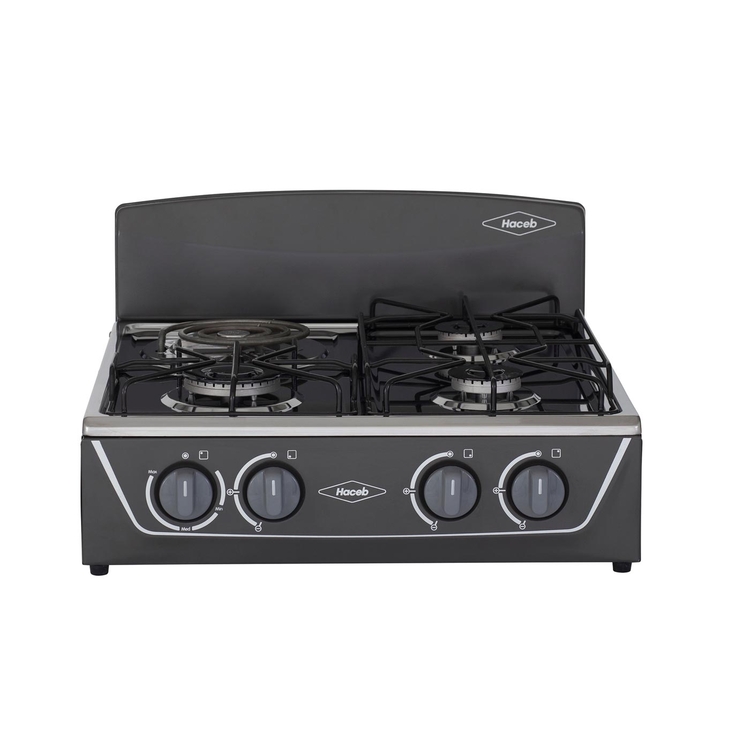 Estufa de mesa HACEB 4 Puestos Gas Propano Mixta Torre 3x1 AVELLANA Plata » Estufa de mesa HACEB 4 Puestos Gas Propano Mixta Torre 3x1 AVELLANA Plata
