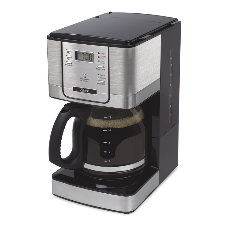 Cafetera OSTER Programable 12 tazas BVSTDC4401 Plateado » Cafetera OSTER Programable 12 tazas BVSTDC4401 Plateado
