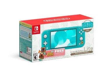Consola NINTENDO SWITCH™ LITE Edición Timmy & Tommy’s Aloha Azul + Juego Animal Crossing: New Horizons Descargable » Consola NINTENDO SWITCH™ LITE Edición Timmy & Tommy’s Aloha Azul + Juego Animal Crossing: New Horizons Descargable