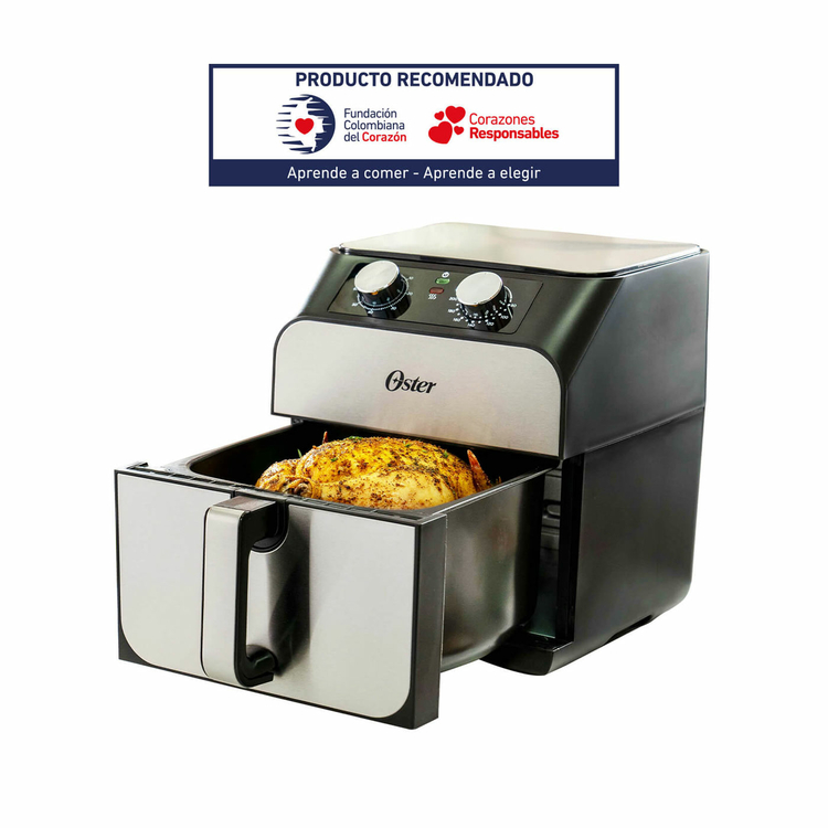 Freidora de Aire OSTER 6,8 Litros Plateado » Freidora de Aire OSTER 6,8 Litros Plateado - Imagen 2