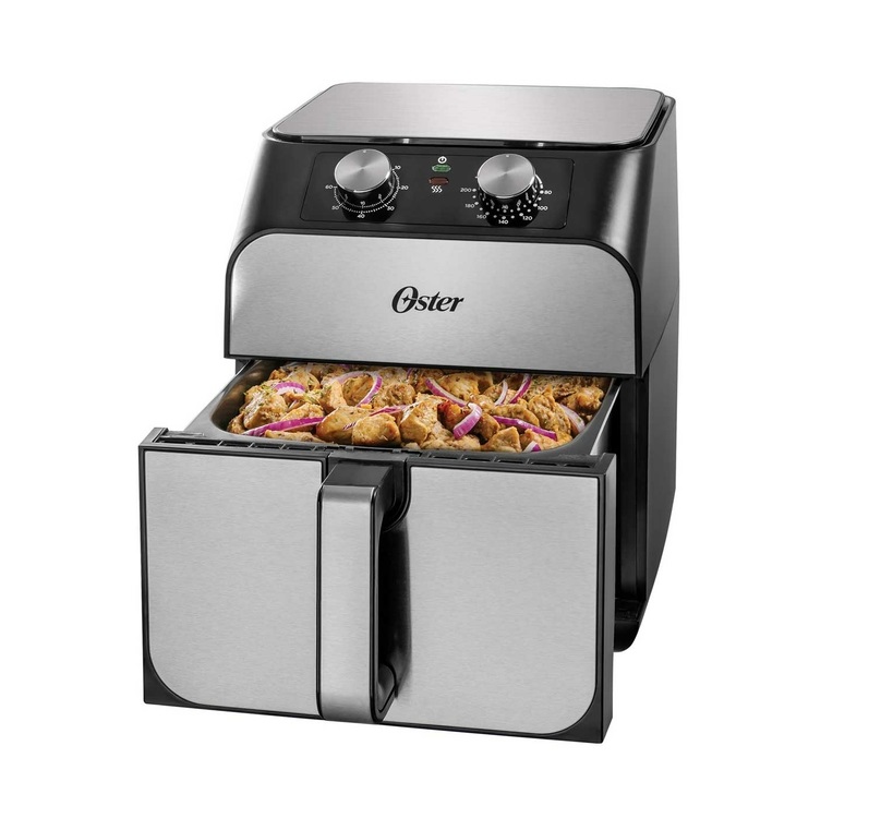 Freidora de Aire OSTER 6,8 Litros Plateado » Freidora de Aire OSTER 6,8 Litros Plateado