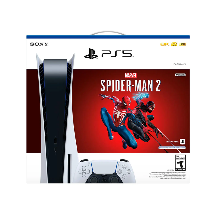 Consola PS5 Estándar 825GB + 1 Control Dualsense + Voucher de descarga Juego Marvel's Spider-Man 2 » Consola PS5 Estándar 825GB + 1 Control Dualsense + Voucher de descarga Juego Marvel's Spider-Man 2 - Imagen 4