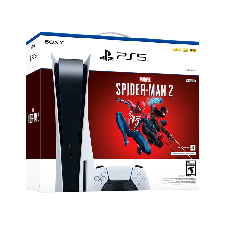 Consola PS5 Estándar 825GB + 1 Control Dualsense + Voucher de descarga Juego Marvel's Spider-Man 2 » Consola PS5 Estándar 825GB + 1 Control Dualsense + Voucher de descarga Juego Marvel's Spider-Man 2 - Imagen 3