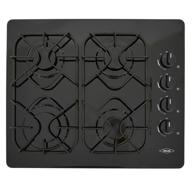 Estufa de empotrar HACEB 60cms 4 Puestos Gas Natural CG 60 ESM Negro » Estufa de empotrar HACEB 60cms 4 Puestos Gas Natural CG 60 ESM Negro - Imagen 3