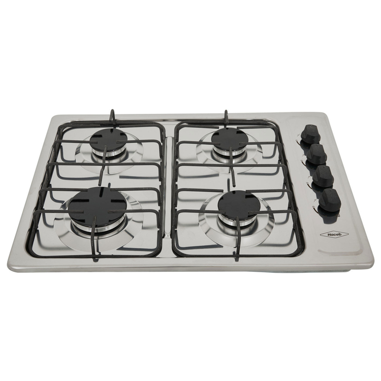 Estufa de empotrar HACEB 60cms 4 Puestos Gas Natural SESAMO Gris » Estufa de empotrar HACEB 60cms 4 Puestos Gas Natural SESAMO Gris