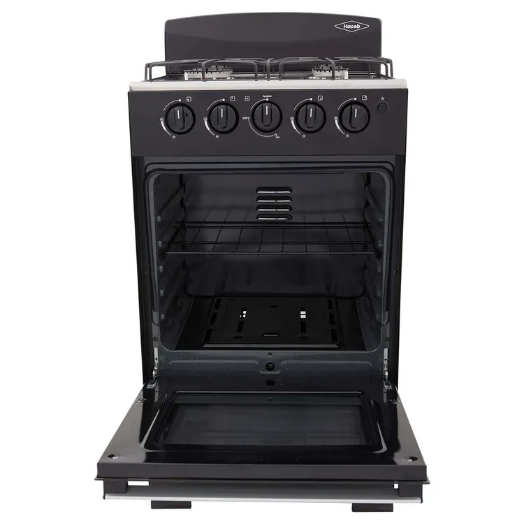 Estufa de Piso HACEB 4 Puestos Gas Propano Romero 50-Torre Negro » Estufa de Piso HACEB 4 Puestos Gas Propano Romero 50-Torre Negro - Imagen 4