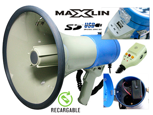 Megáfono MEGAF2501USB-RC » Megáfono MEGAF2501USB-RC - Imagen 3