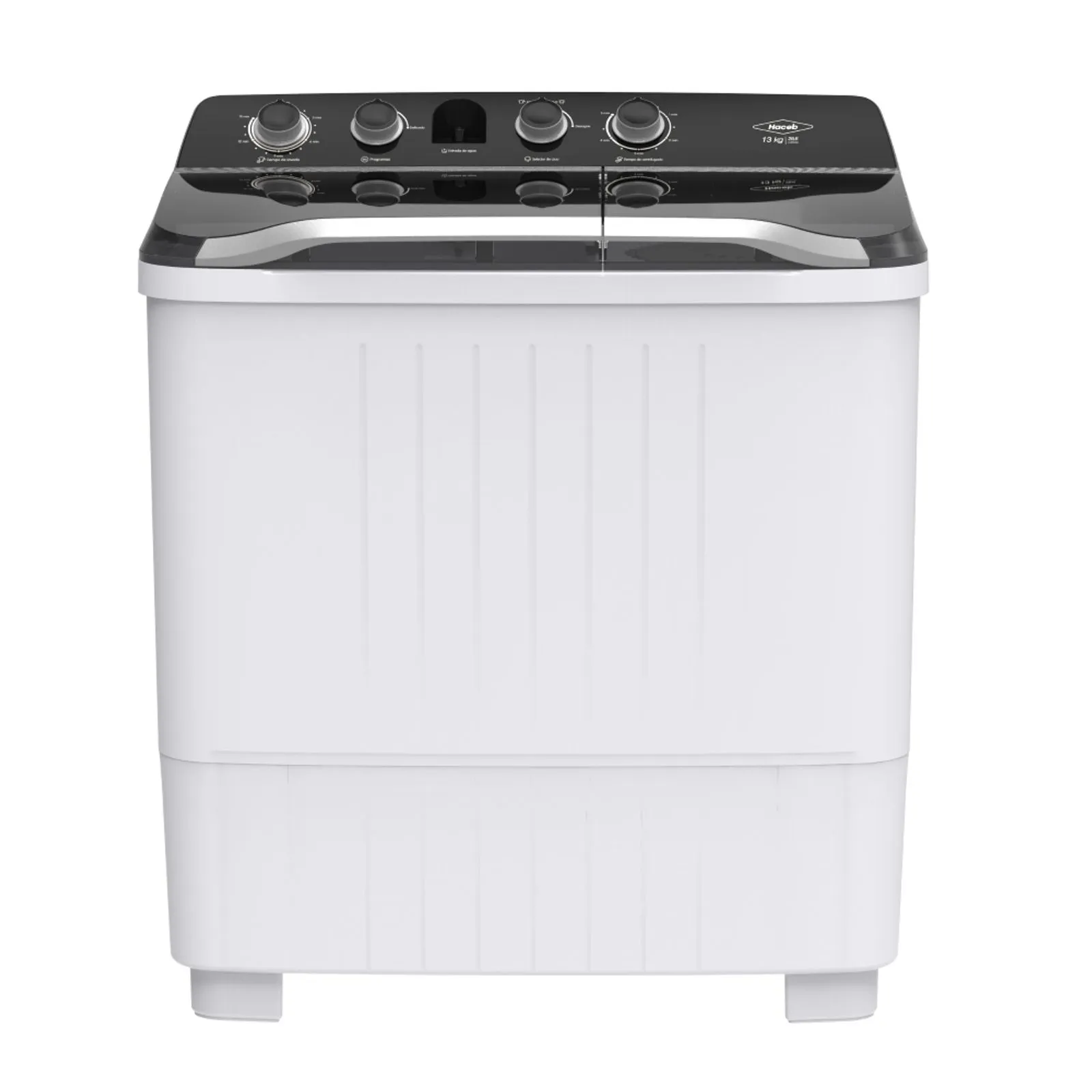 Lavadora 13 Kilos HACEB Semiautomática blanca » Lavadora 13 Kilos HACEB Semiautomática blanca