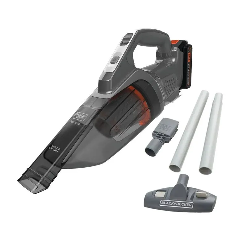 Aspiradora BLACK AND DECKER Inalámbrica 20V + Accesorios Bchv001d1e » Aspiradora BLACK AND DECKER Inalámbrica 20V + Accesorios Bchv001d1e