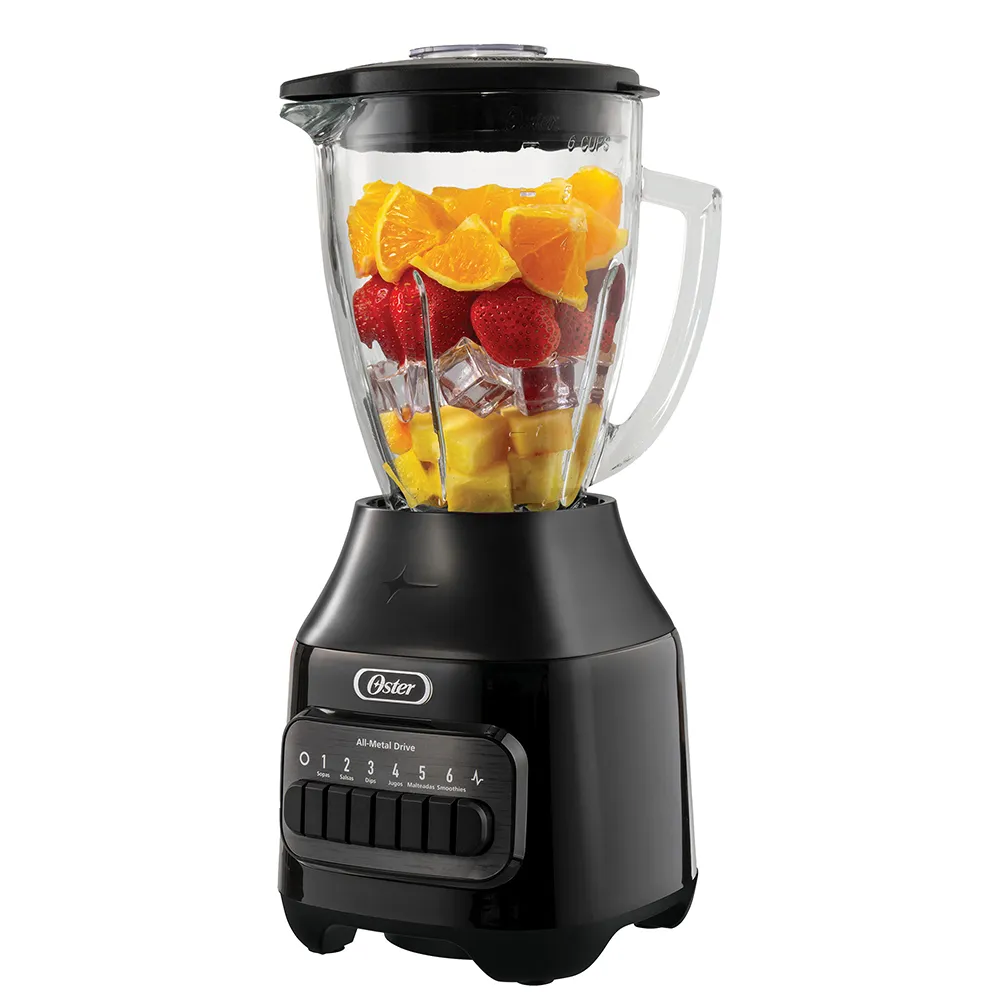 Licuadora OSTER, Con Vaso De Vidrio 6 Vel Negra - BlSTPEGBPB 2174280 - REF 113568 » Licuadora OSTER, Con Vaso De Vidrio 6 Vel Negra - BlSTPEGBPB 2174280 - REF 113568 - Imagen 2