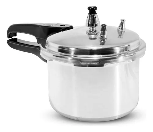 Olla A Presion EVERHOUSE 6 Litros Cierre Externo Color Plateado - REF 48190 » Olla A Presion EVERHOUSE 6 Litros Cierre Externo Color Plateado - REF 48190