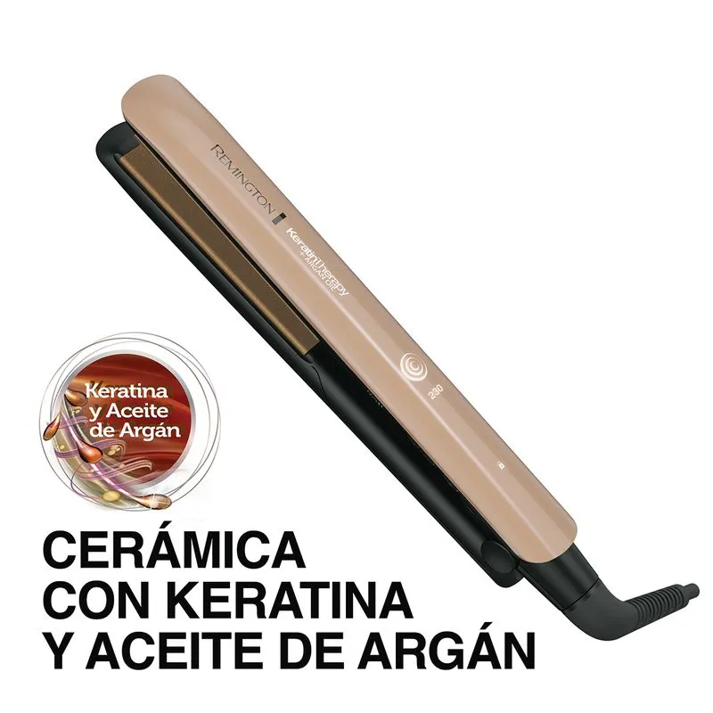 Plancha Alisadora REMINGTON Keratina Y Aceite De Argán S8599 - REF 112182 » Plancha Alisadora REMINGTON Keratina Y Aceite De Argán S8599 - REF 112182 - Imagen 3