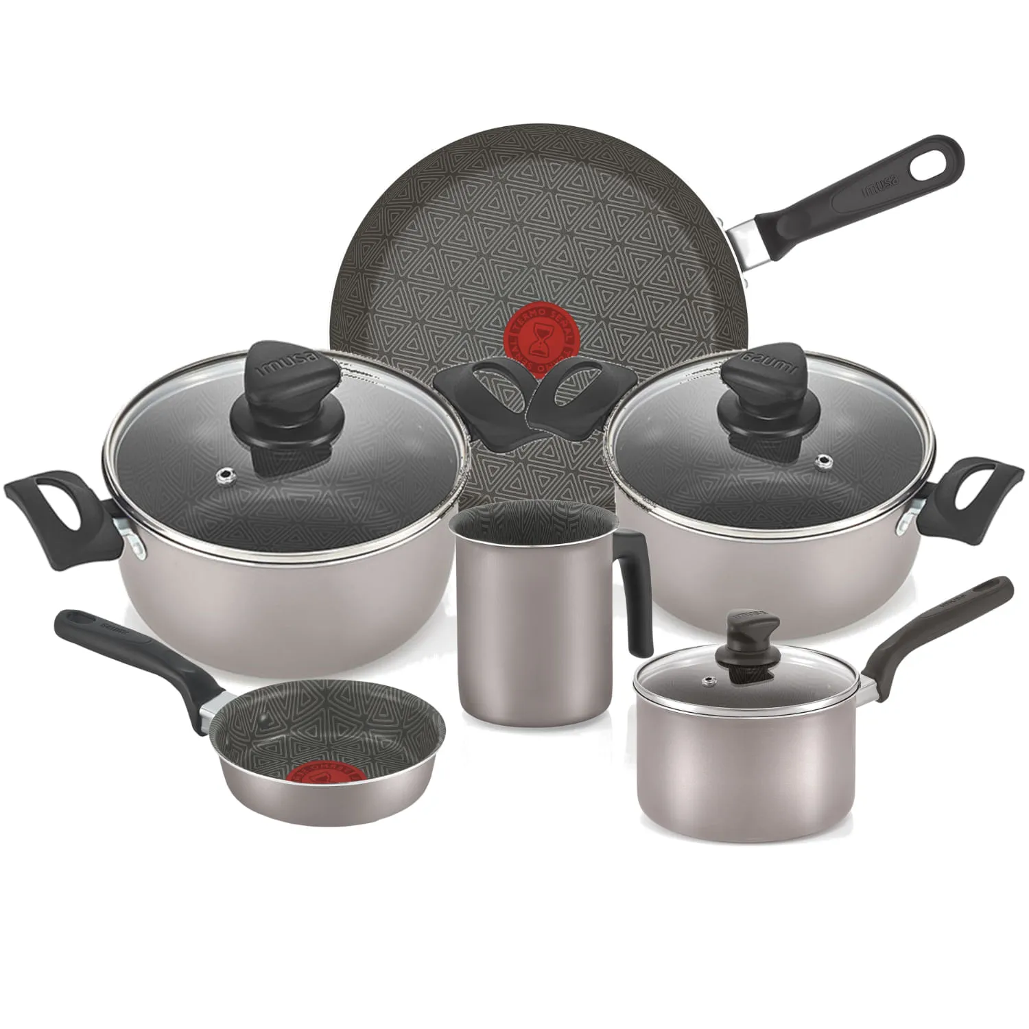 JUEGO DE OLLAS IMUSA TALENT 9 PIEZAS